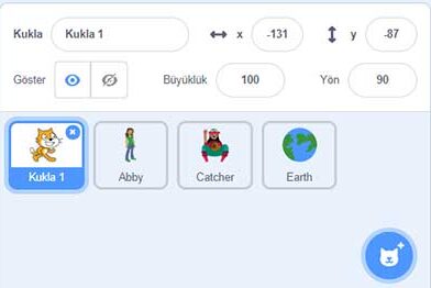 Scratch ile Kukla ve Sahne Ekleme İşlemleri