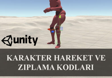 unity 3d hareket ve ziplama kodları